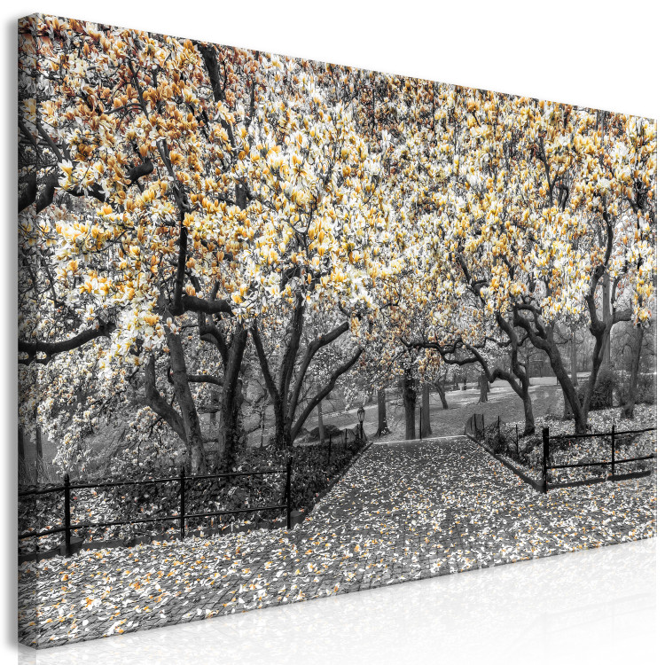 Large canvas print Magnolia Park - Orange II [Large Format] 128751 additionalImage 2
