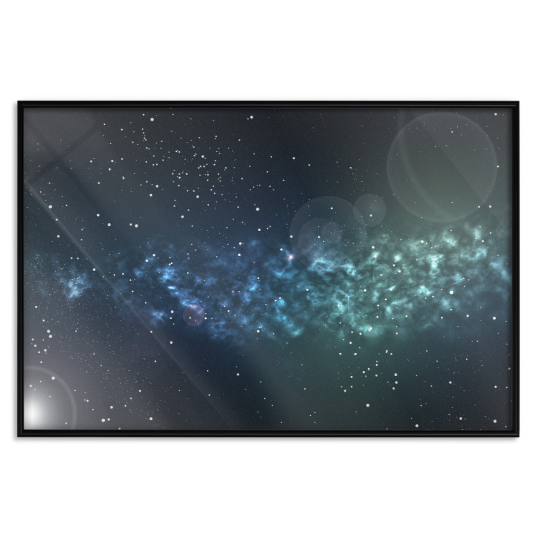 Poster Space - starry landscape and Milky Way against a dark cosmos background 129151 additionalImage 25