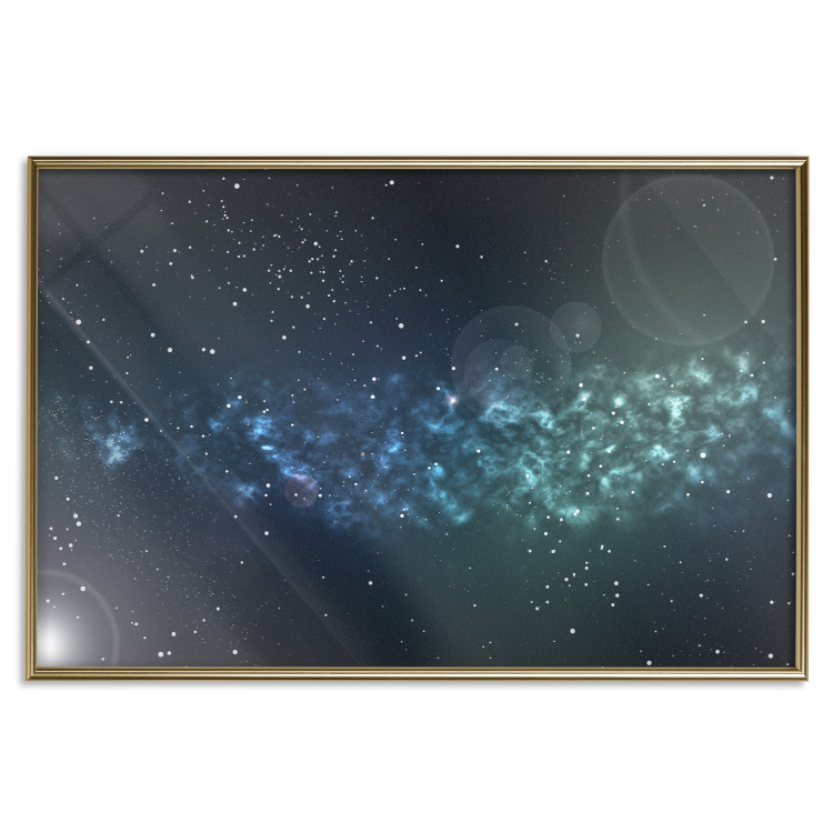 Poster Space - starry landscape and Milky Way against a dark cosmos background 129151 additionalImage 19
