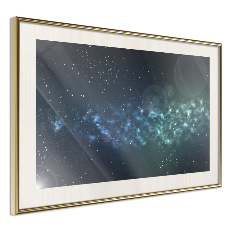 Poster Space - starry landscape and Milky Way against a dark cosmos background 129151 additionalImage 3