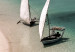 Canvas Print Romantic Coast (1-part) vertical - seascape with sailboats 129451 additionalThumb 5