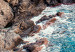 Poster Magical Harbor - landscape of architecture on cliffs against the ocean 130451 additionalThumb 12