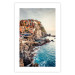 Poster Magical Harbor - landscape of architecture on cliffs against the ocean 130451 additionalThumb 25