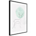 Wall Poster Moon Line - line art of a deer against an abstract moon background 131851 additionalThumb 6