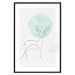 Wall Poster Moon Line - line art of a deer against an abstract moon background 131851 additionalThumb 15