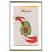 Wall Poster Mexican Delicacies - red pepper and avocado in a light composition 131951 additionalThumb 16