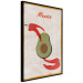 Wall Poster Mexican Delicacies - red pepper and avocado in a light composition 131951 additionalThumb 2