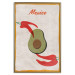 Wall Poster Mexican Delicacies - red pepper and avocado in a light composition 131951 additionalThumb 21