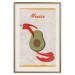 Wall Poster Mexican Delicacies - red pepper and avocado in a light composition 131951 additionalThumb 20