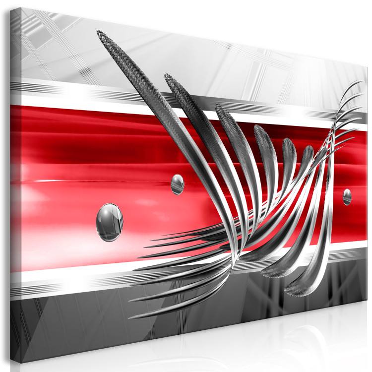 Large canvas print Silver Wings - Red II [Large Format] 132351 additionalImage 2