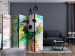 Room Divider Screen Colorful Sport II (5-piece) - sports composition against a brick background 133351 additionalThumb 4