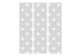Folding Screen Joyful Polka Dots (3-piece) - simple gray composition in dots 133451 additionalThumb 3