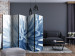 Room Divider Flower - Blue Dahlia II - creative blue plant on a light background 134051 additionalThumb 4