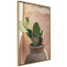 Poster Cactus in a Pot - succulent in a pot against the bright sunlight 134751 additionalThumb 14