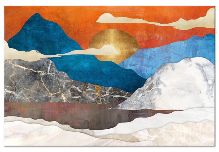 Canvas Art Print Mountain Idyll (1 Part) Wide 134951