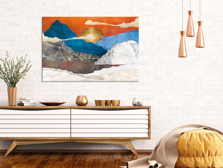 Canvas Art Print Mountain Idyll (1 Part) Wide 134951 additionalImage 3