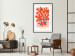 Poster Orange Bouquet - abstract colorful flowers and English texts 135651 additionalThumb 7