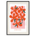 Poster Orange Bouquet - abstract colorful flowers and English texts 135651 additionalThumb 13