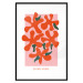 Poster Orange Bouquet - abstract colorful flowers and English texts 135651 additionalThumb 11