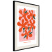 Poster Orange Bouquet - abstract colorful flowers and English texts 135651 additionalThumb 25