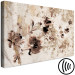 Canvas Art Print Floral fantasy - composition on a textural background in beige 137251 additionalThumb 6
