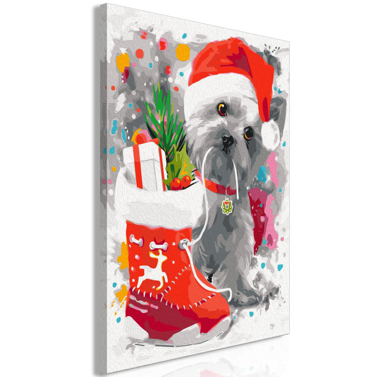 Paint by Number Kit Christmas Puppy 137951 additionalImage 6
