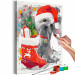 Paint by Number Kit Christmas Puppy 137951 additionalThumb 5