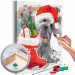Paint by Number Kit Christmas Puppy 137951