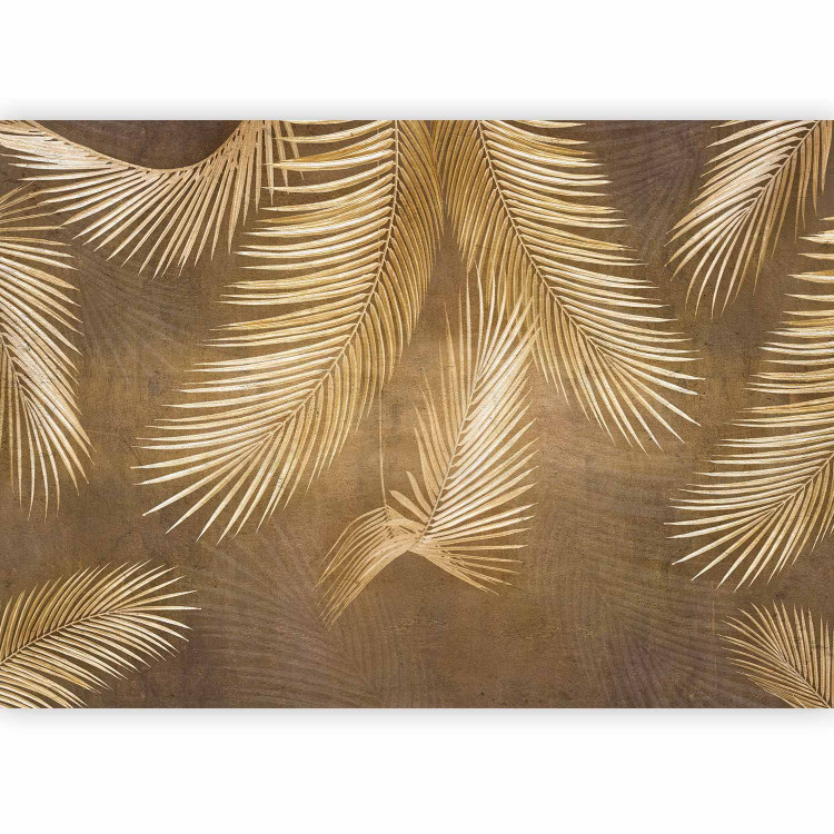 Photo Wallpaper Face of golden Palm - A composition depicting a tropical theme 142251 additionalImage 5