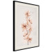 Wall Poster Watercolor Flowers - Delicate Boho Twig in Warm Sepia Colors 144351 additionalThumb 8