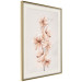 Wall Poster Watercolor Flowers - Delicate Boho Twig in Warm Sepia Colors 144351 additionalThumb 11
