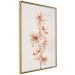 Wall Poster Watercolor Flowers - Delicate Boho Twig in Warm Sepia Colors 144351 additionalThumb 6