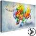 Canvas Print Multicolored Bull (1-piece) - colorful fantasy with an animal motif 144751 additionalThumb 6