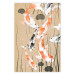 Poster Koi Carps - Floating Painted Japanese Carp Among the Seaweed 145151