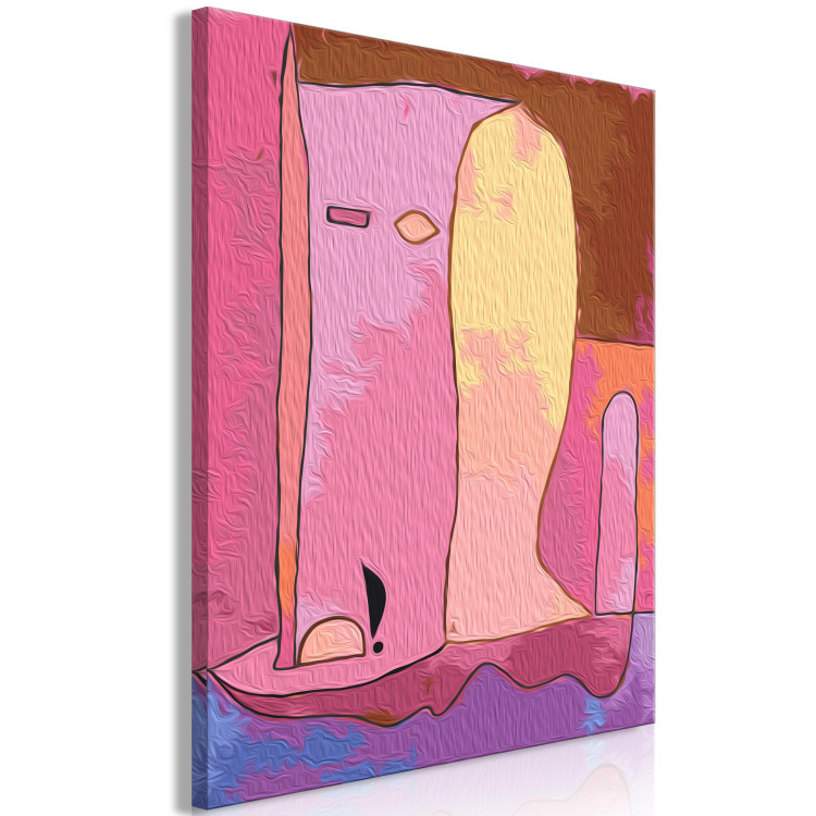 Paint by Number Kit Paul Klee, Gartenfigur - Pink Figure With Geometric Shapes 148451 additionalImage 4