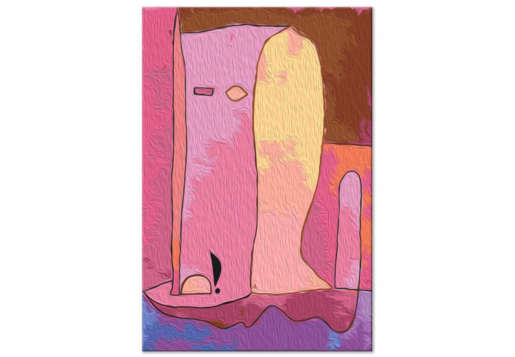 Paint by Number Kit Paul Klee, Gartenfigur - Pink Figure With Geometric Shapes 148451 additionalImage 3