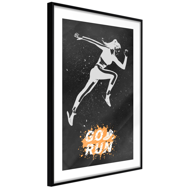 Poster Runner - Woman in a Sports Outfit and a Motivational Slogan 149251 additionalImage 11