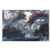 Canvas Print Sea Battle - Warships and Monsters in the Stormy Ocean 150651 additionalThumb 7
