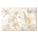 Canvas Art Print Tropical Safari - Wild Animals in Beige Shades 151251 additionalThumb 7