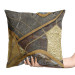 Decorative Velor Pillow Brown Texture - Abstract Composition With Multiple Textures 151351 additionalThumb 3