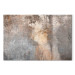 Canvas Print Worn Rust - Abstract Texture in Sepia and Gray Colors 151451