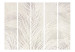 Room Divider Screen Palm Leaves - Plants in Pastel Shades II [Room Dividers] 152051 additionalThumb 3