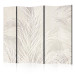 Room Divider Screen Palm Leaves - Plants in Pastel Shades II [Room Dividers] 152051