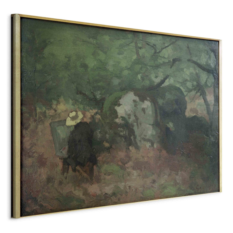 Reproduction Painting Le peintre Monet dans la Forêt de Fontainebleau 153051 additionalImage 2