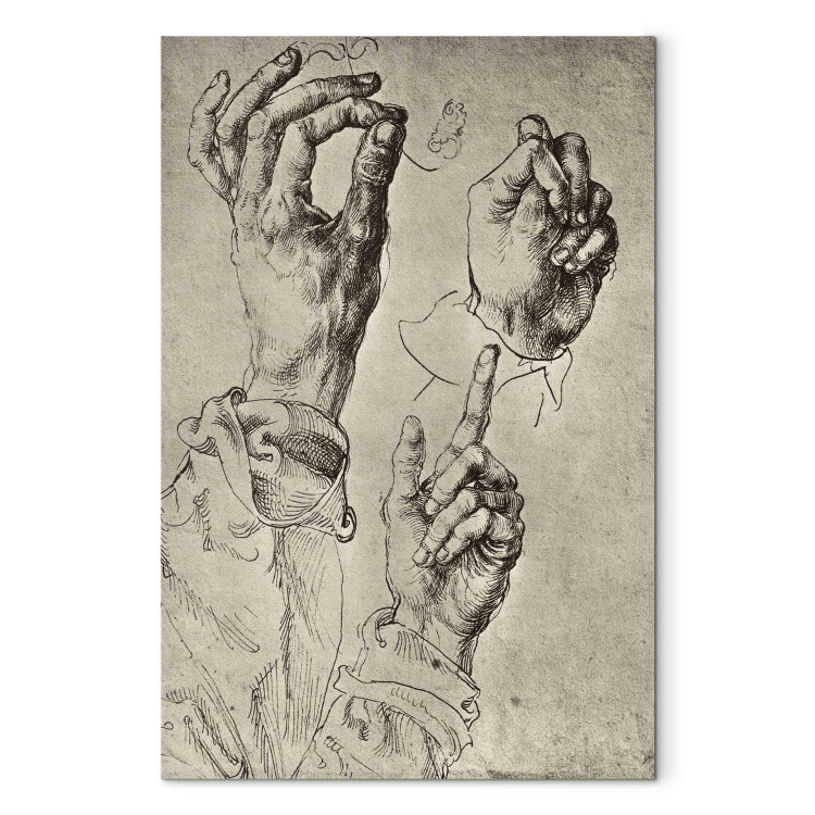 Reproduction Painting Study of three hands 153351 additionalImage 7