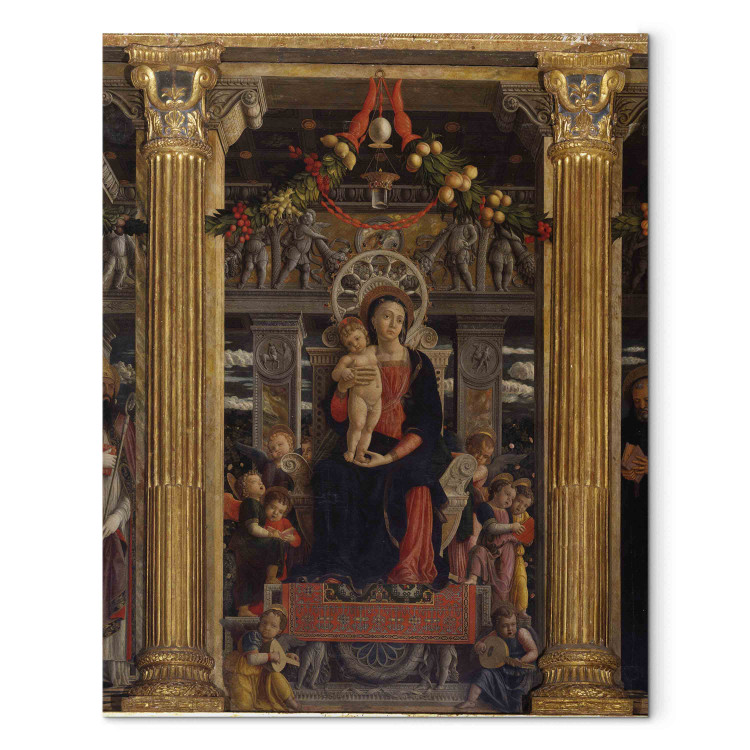 Art Reproduction Enthroned Virgin with Angels 154551