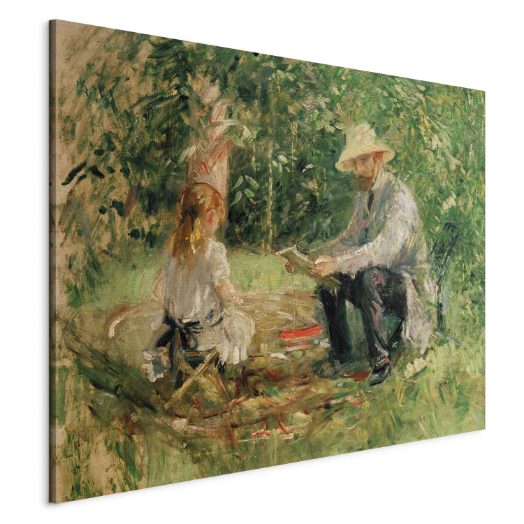 Reproduction Painting Eugène Manet et sa fille au jardin 155451 additionalImage 2