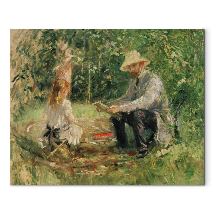 Reproduction Painting Eugène Manet et sa fille au jardin 155451