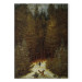 Art Reproduction The hunter in the forest (Snowcovered fir wood, fir wood with the raven) 159451