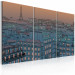 Canvas Art Print Paris - the city goes to sleep 55651 additionalThumb 2